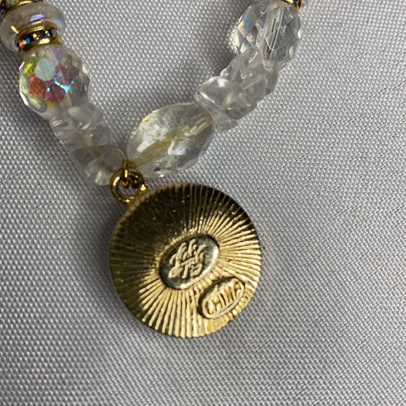 Vtg Kirk's Folly bracelet with angel charm - Picture 2 of 3